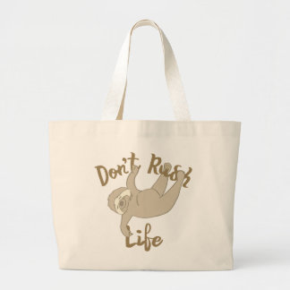 Grand Tote Bag Ne pas précipiter la fente de vie