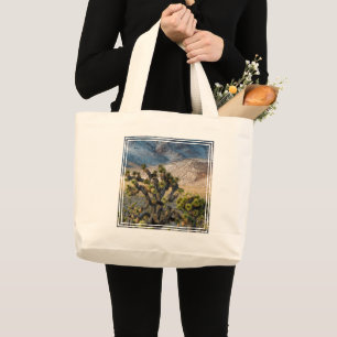 Grand Tote Bag Neige dans la vallée de la mort