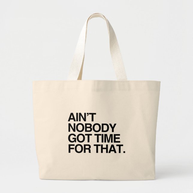 GRAND TOTE BAG N'EST PERSONNE HEURE OBTENUE POUR CELA (Devant)