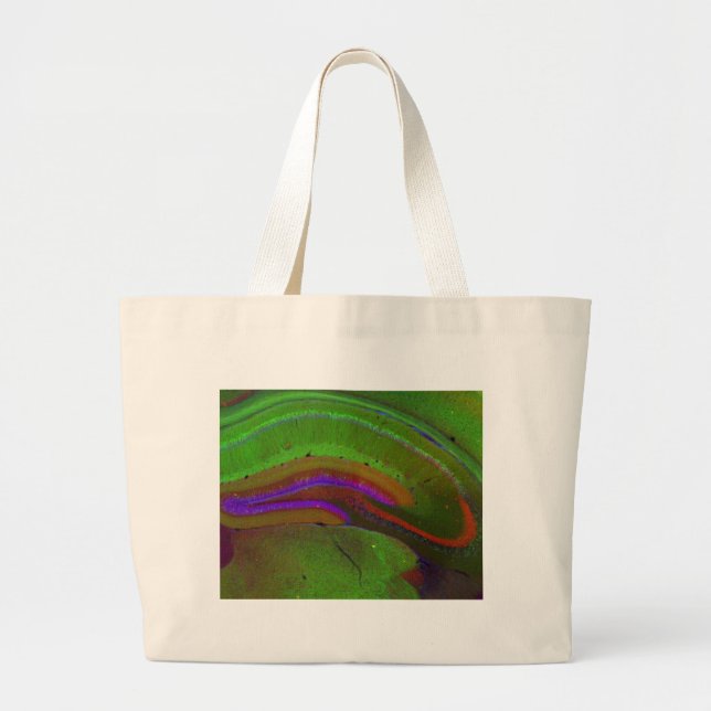 Grand Tote Bag Neurones de Hippocampal (Devant)
