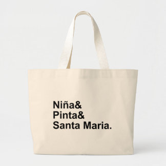 Grand Tote Bag Nina Pinta Santa Maria | Navire de Christophe Colo