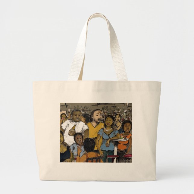 Grand Tote Bag nite de vendredi où est la partie ? (Devant)