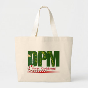 GRAND TOTE BAG NOËL JOYEUX DPM - DOCTEUR MÉDECINE PRÉVENTIVE