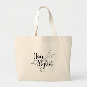 Grand Tote Bag Noir de coiffeur
