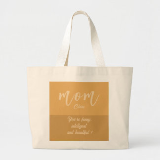 Grand Tote Bag nom personnalisé Maman jour et plus 5
