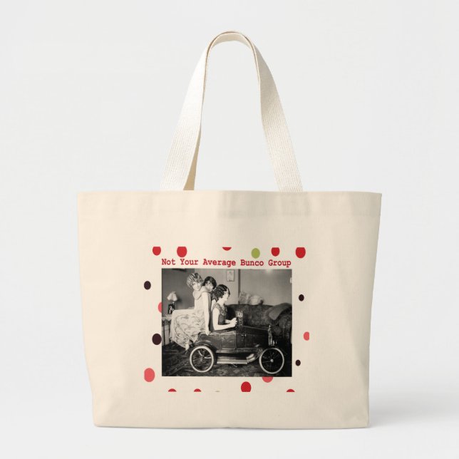 Grand Tote Bag non votre groupe moyen de bunco (Devant)