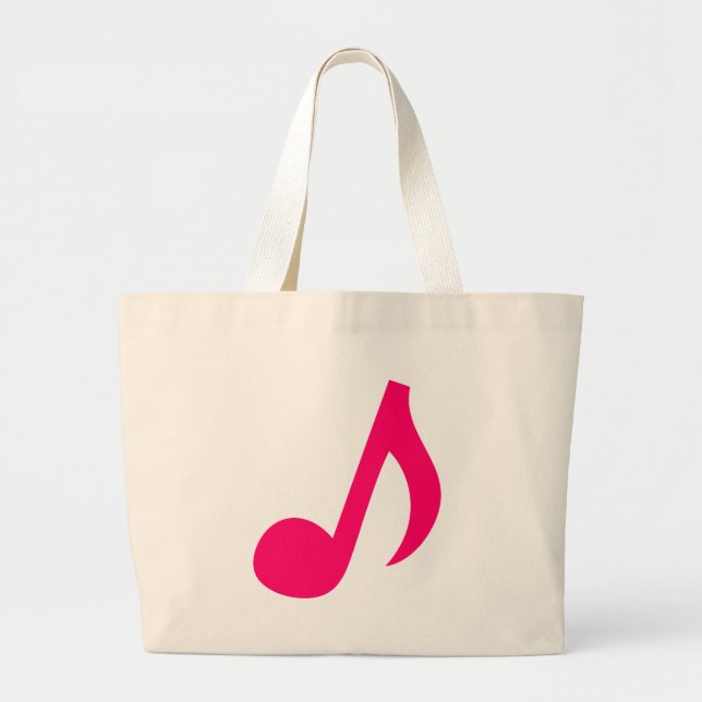 Grand Tote Bag Notes musicales (Devant)