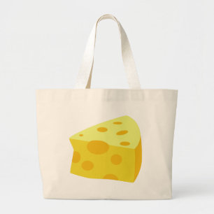 Grand Tote Bag Nourriture délicieuse - fromage