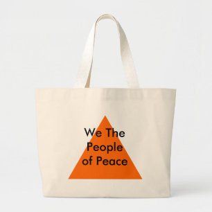 Grand Tote Bag Nous le peuple de la paix Le MUSÉE Zazzle Cadeaux