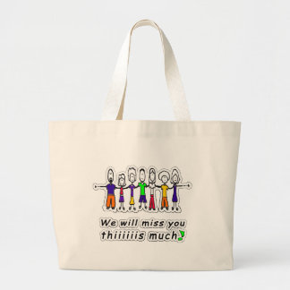 Grand Tote Bag Nous vous manquerons