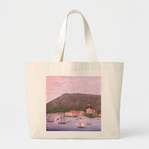 Grand Tote Bag Nouveau Archange, Russie (Sitka) Peinture