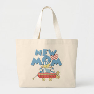 Grand Tote Bag Nouvelle maman C'est un garçon Tshirts et cadeaux
