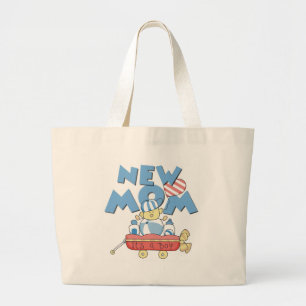 Grand Tote Bag Nouvelle maman C'est un garçon Tshirts et cadeaux