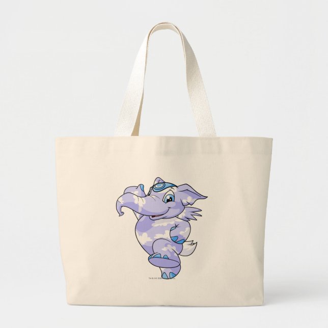 Grand Tote Bag Nuage d'Elephante (Devant)