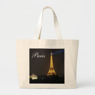 Grand Tote Bag Nuit de Tour Eiffel