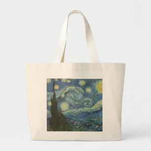 Grand Tote Bag Nuit étoilée par Vincent Van Gogh