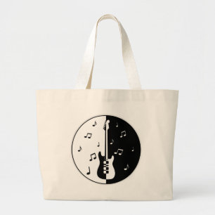 Grand Tote Bag Nuit guitare
