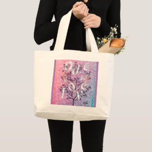 Grand Tote Bag Ode to Love Jumbo Fourre-tout Conçu par Adiela Ako