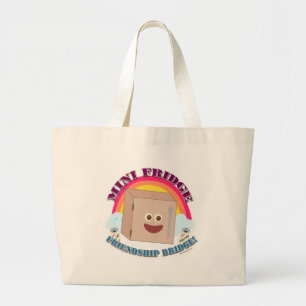 Grand Tote Bag Ode to Mini Fridge Funny College Cartoon