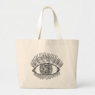 Grand Tote Bag Oeil inspiré
