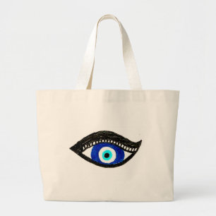 Grand Tote Bag Oeil mauvais