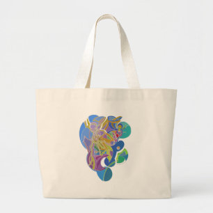 Grand Tote Bag Oeuvre Whimsical