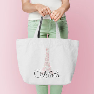 Grand Tote Bag Oh ! La de La ! Tour Eiffel