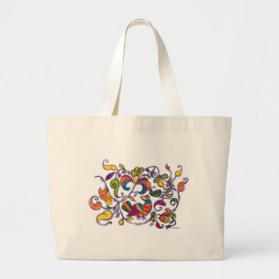 Grand Tote Bag Oiseau du Nord de Russie