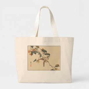 GRAND TOTE BAG OISEAU SUR FRUITS