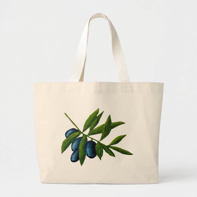 Grand Tote Bag Olives (Devant)