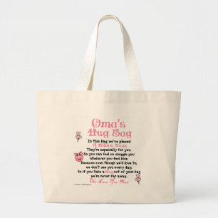 Grand Tote Bag - Oma - vers pluriel néerlandais