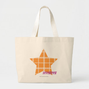 Grand Tote Bag Orange 2 de plaid