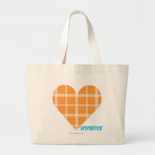 Grand Tote Bag Orange 4 de plaid