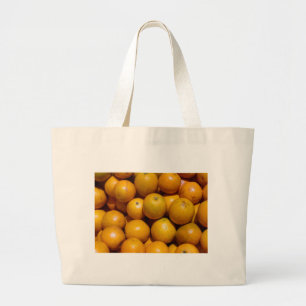 Grand Tote Bag Oranges fruits Floride marché orange