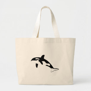 Grand Tote Bag orca wal dolphin delphin schwertwal whale