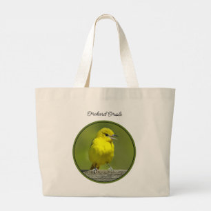 Grand Tote Bag Orchard Oriole Femme au printemps Photo originale