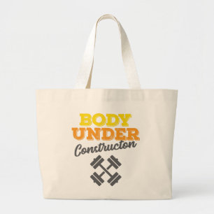 Grand Tote Bag Organisme d'entraînement motivationnel en construc