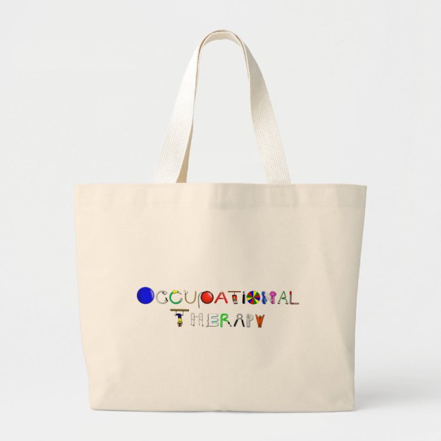 Grand Tote Bag OT au travail (Devant)