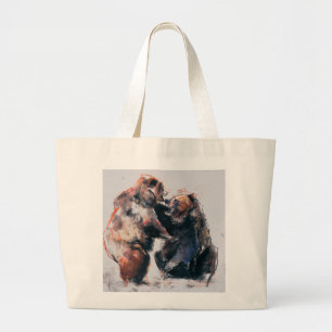 Grand Tote Bag Ours Brown européens 2001