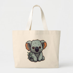 GRAND TOTE BAG OURS DE CARTOON KOALA