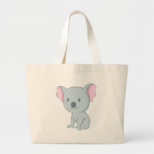 Grand Tote Bag Ours de koala australien de bébé (Devant)