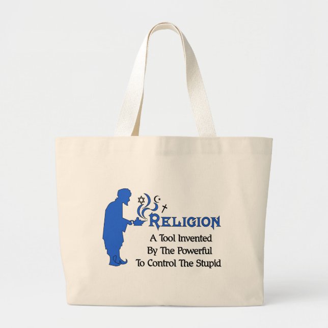 Grand Tote Bag Outil de religion (Devant)