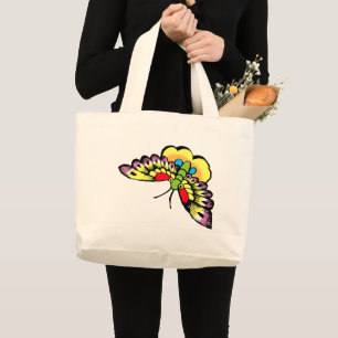 Grand Tote Bag Owen Jones Antique Papillons Orientaux