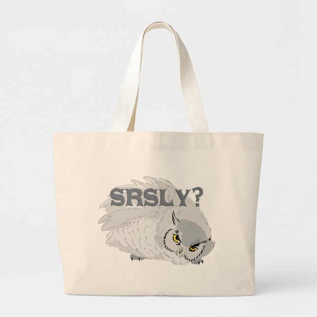 Grand Tote Bag Owl SRSLY ? (Devant)