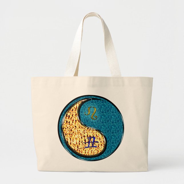 Grand Tote Bag Ox Leo & Eau (Devant)