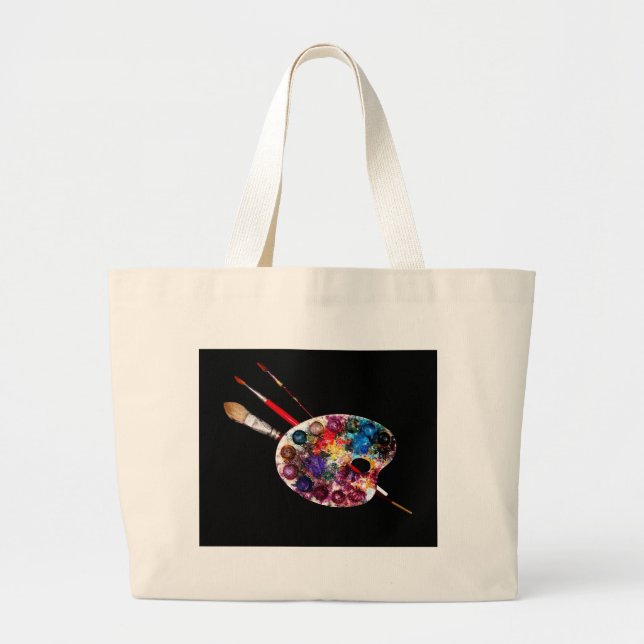 GRAND TOTE BAG PALETTE DE COULEUR (Devant)
