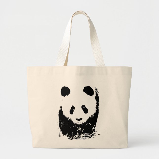 Grand Tote Bag Panda (Devant)