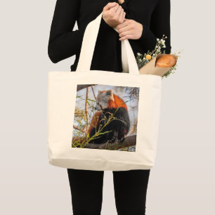 Grand Tote Bag Panda rouge