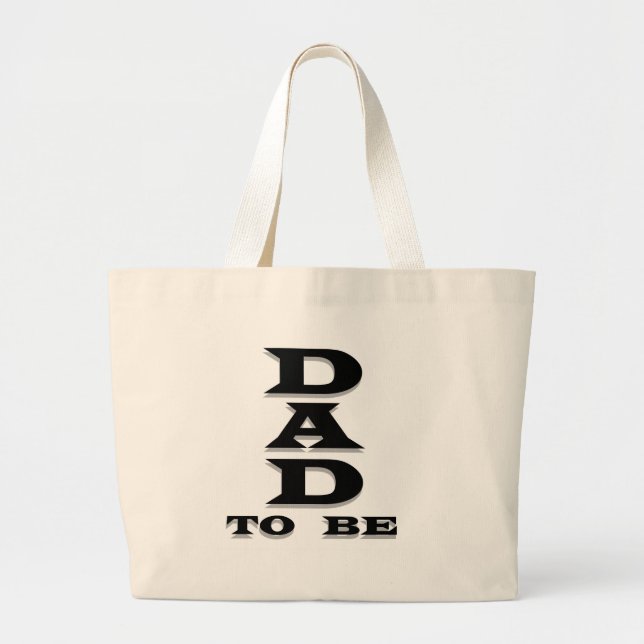 Grand Tote Bag Papa sera t-shirts et cadeaux (Devant)
