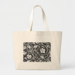 Grand Tote Bag Papier peint Motif William Morris Grape